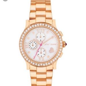 Betsey Johnson watch rose gold